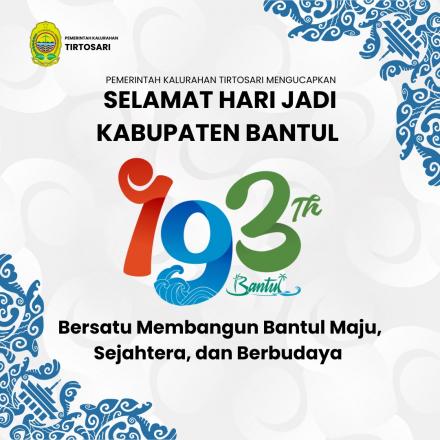 Hari Jadi Kabupaten Bantul ke 193